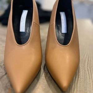 Stella McCartney Nude Caramel Tan 36.5 6.5 Women Heels Shoes